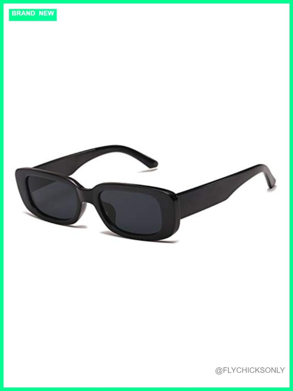 Rectangular Sunglasses Trendy Retro 90s UV400 Lightweight